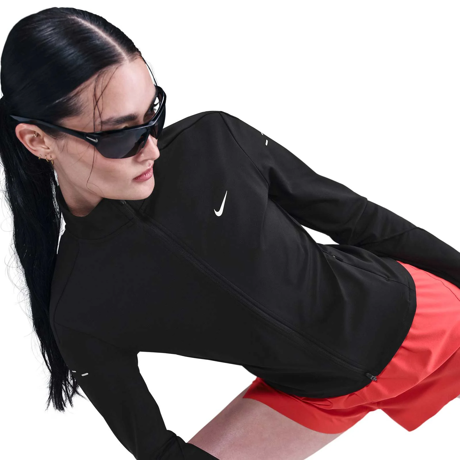 Nike Swift Womens Dri-FIT Full-Zip Mid-Layer Running Top - Image 5