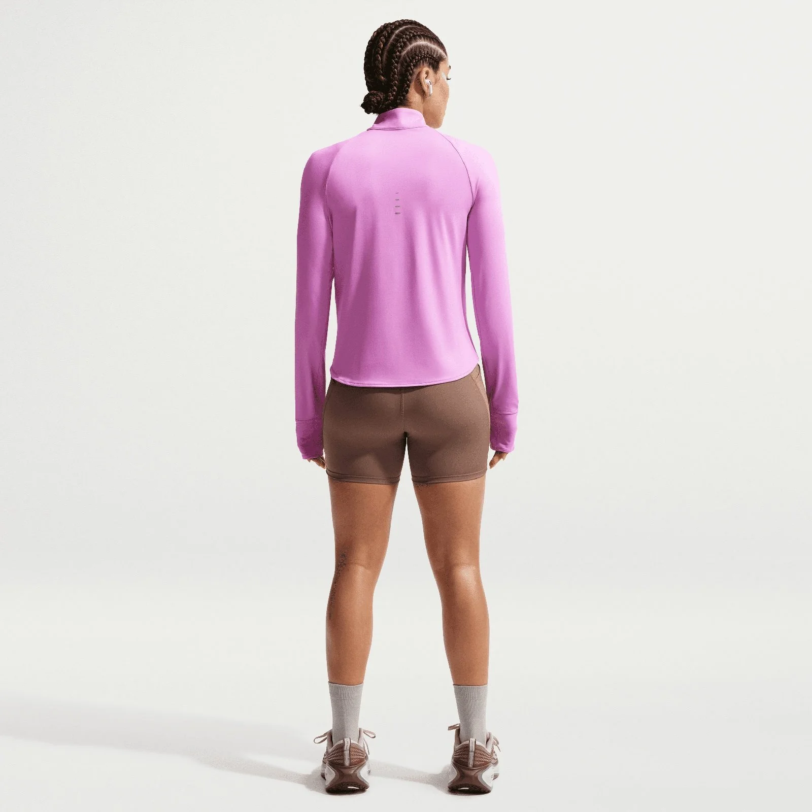 Nike Swift Womens Dri-FIT UV Half-Zip Running Top - Image 8
