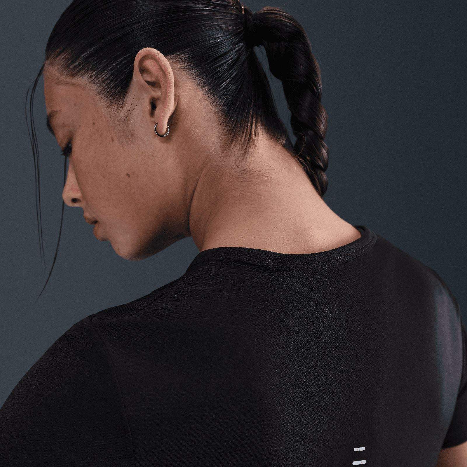 Nike Tempo Swoosh Run Womens Dri-FIT Short-Sleeve Running Top - Image 4