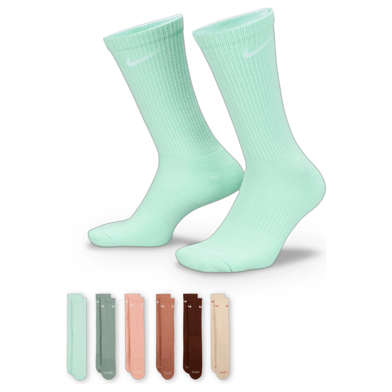 Nike Everyday Plus Cushioned Training Crew Socks (6 Pairs)