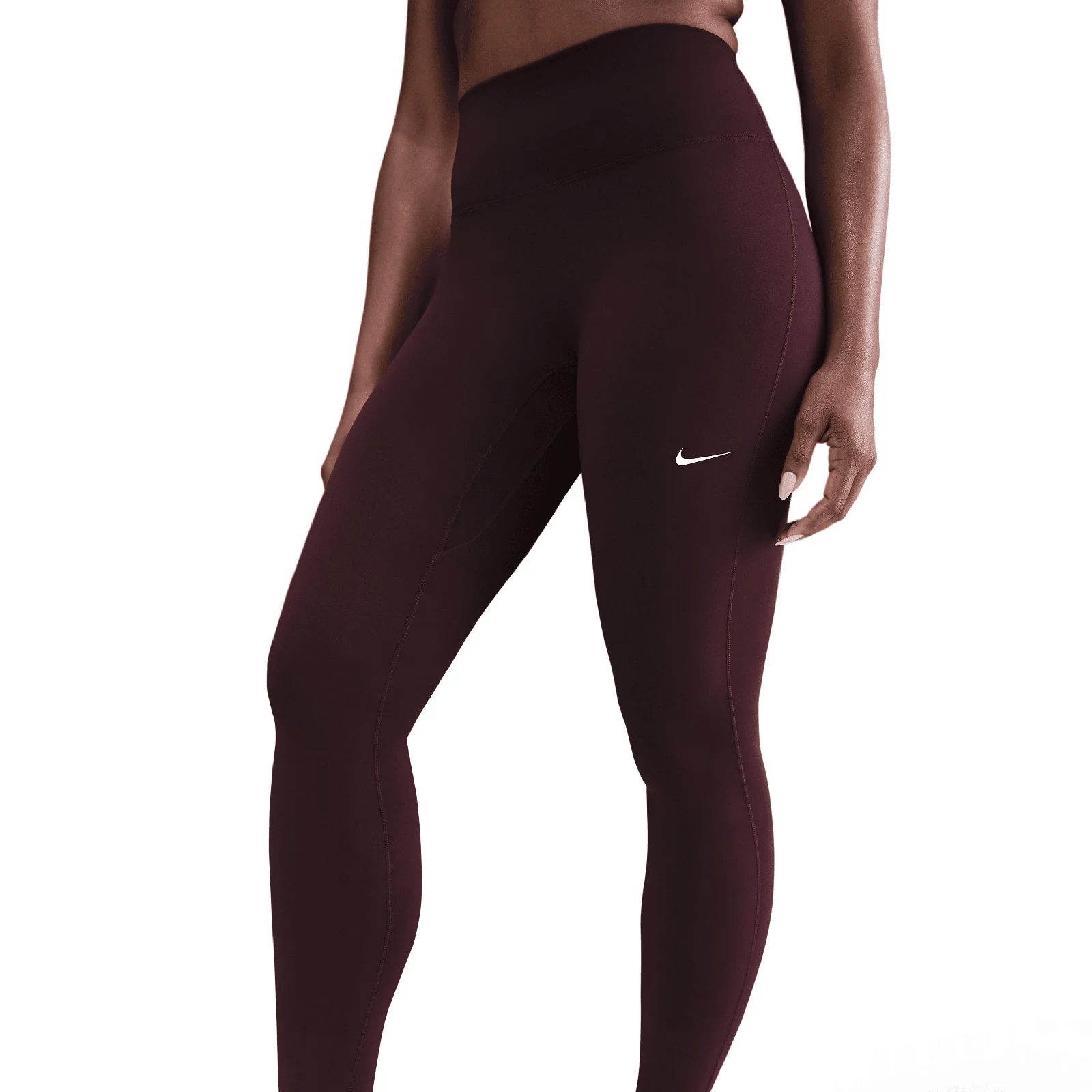 Nike One Seamless Front Womens High-Waisted Full-Length Leggings - Image 3