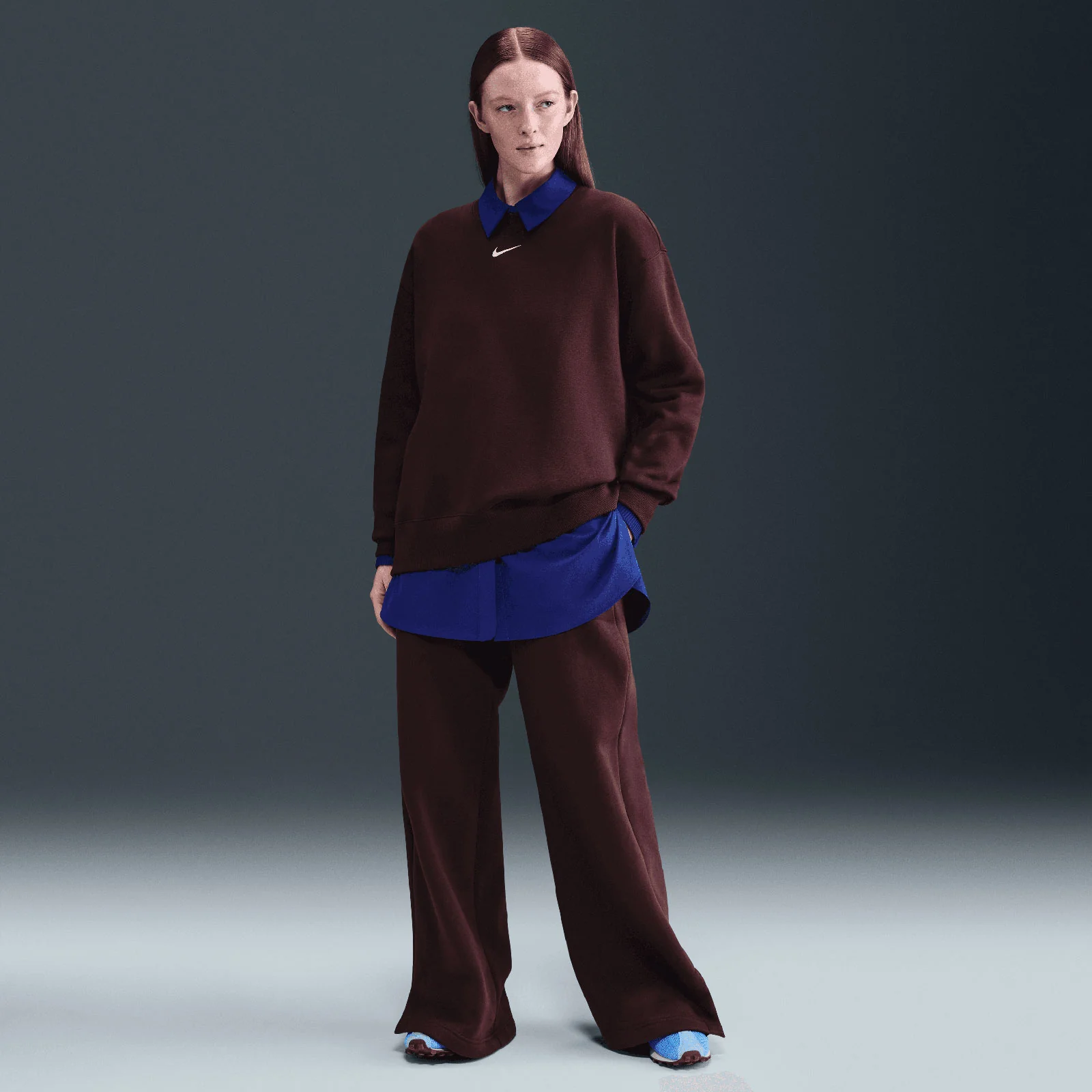 Nike Wmns NSW PHNX FLC HR PANT WD 2 Marn - Image 7