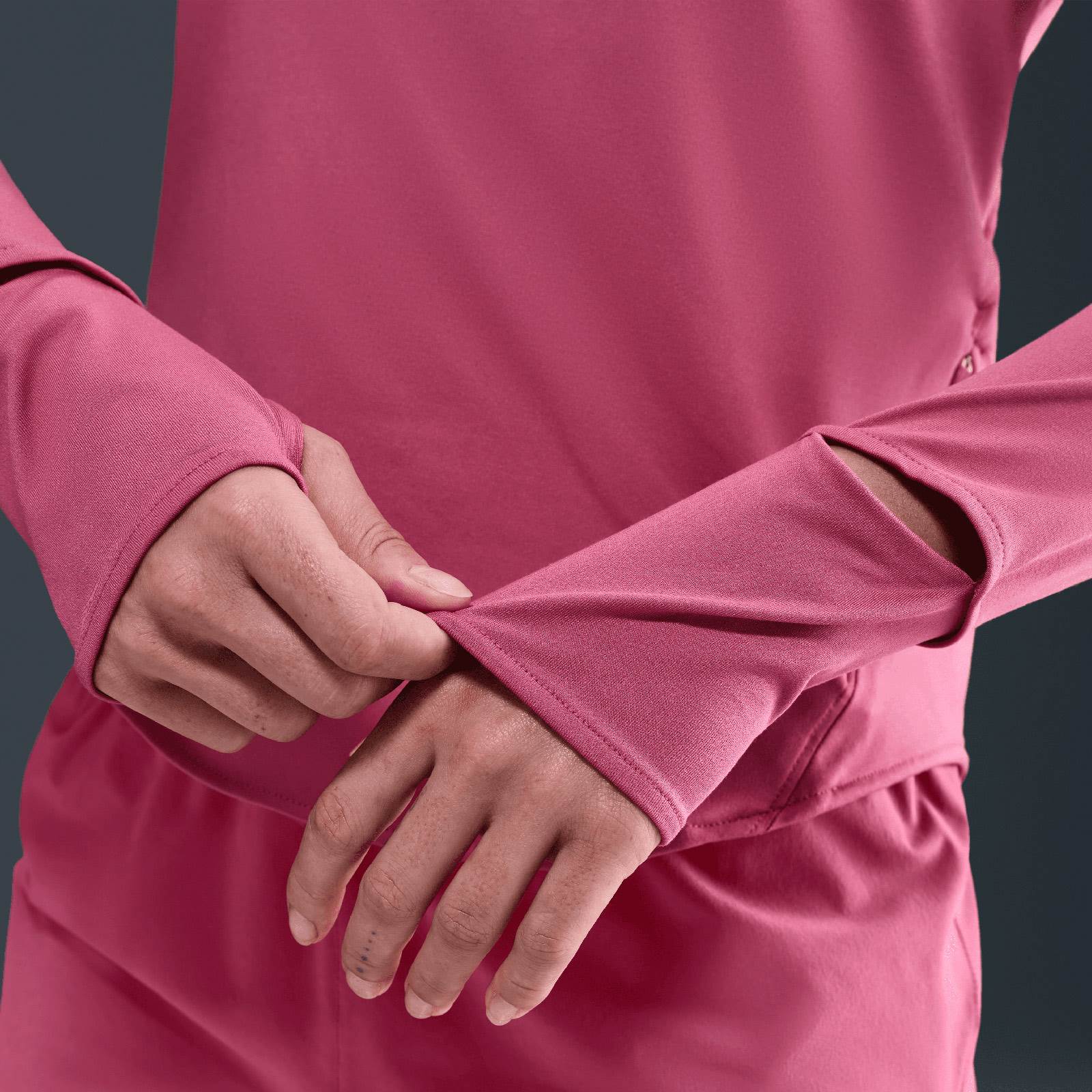 Nike Swift Womens Dri-FIT UV Half Zip Running Top - Image 10
