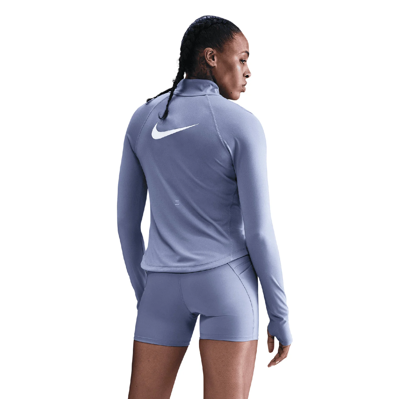 Nike Tempo Swoosh Run Womens Dri-FIT Half Zip Running Top - Image 2