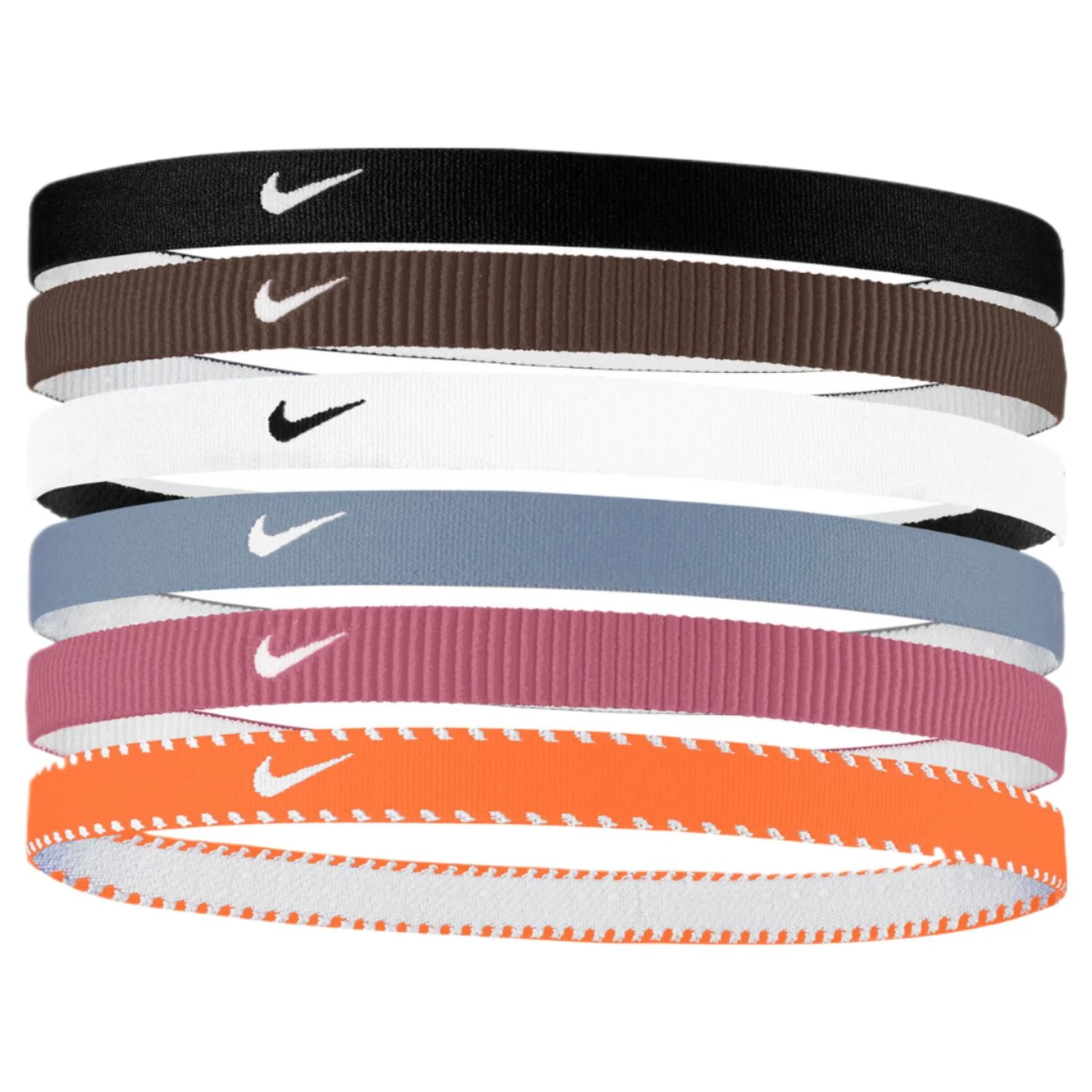 Nike Youth Flex Classic Headbands 6Pk Multi