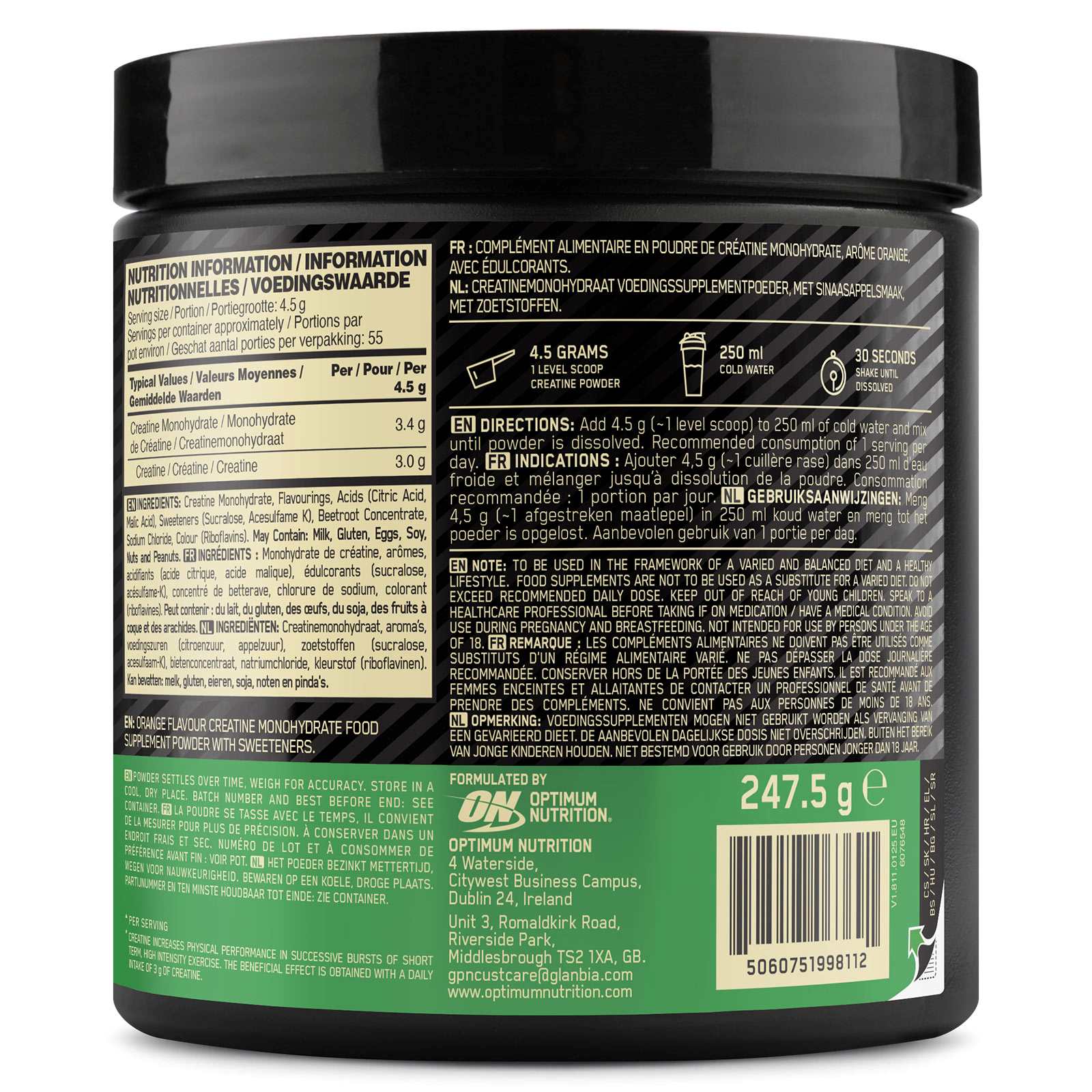 ON Creatine Powder 240g - Image 7