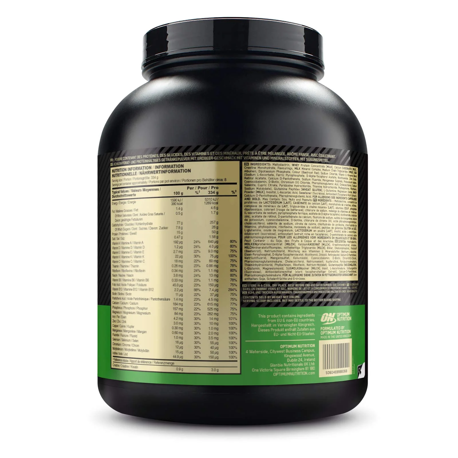 Optimum Nutrition Serious Mass 2.7kg Tub - Image 4