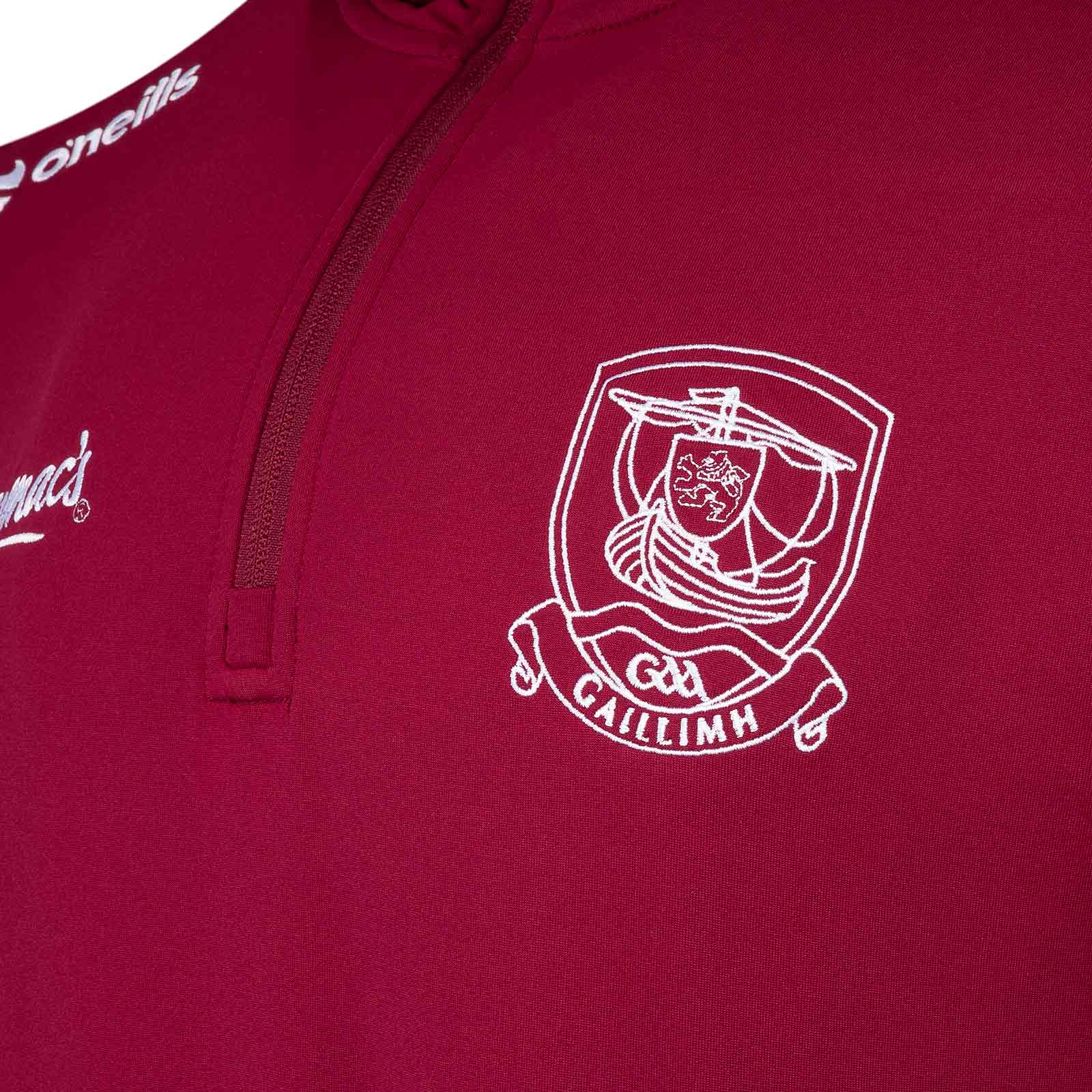 O'Neills Galway GAA Graham Brushed Half Zip Hoodie - Image 5