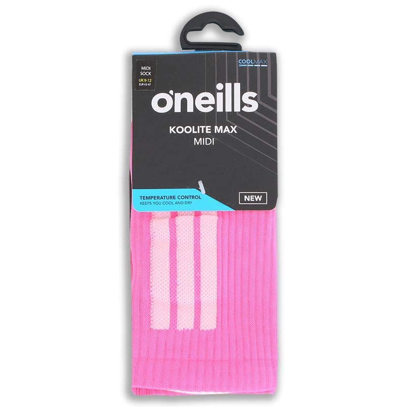 O'Neills Koolite Midi Socks - Pink / White - Image 3