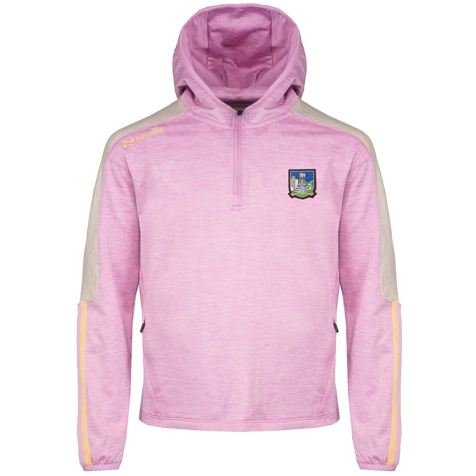 O'Neills Limerick GAA Garima Girls Brushed Half Zip Hoodie