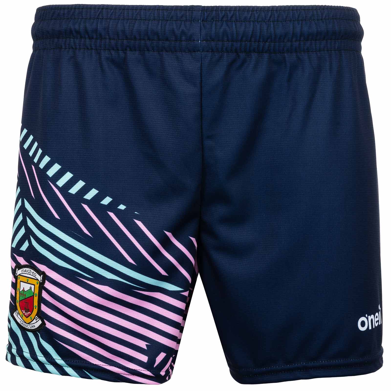 O'Neills Mayo GAA 2025 Alternative Kids Print Shorts