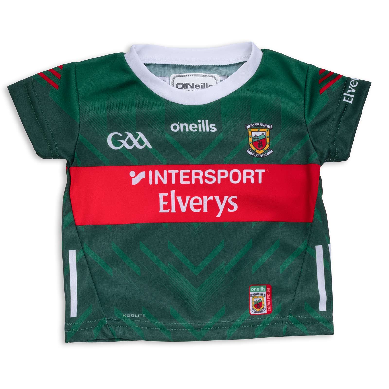 O'Neills Mayo GAA 25 Home Infant Kit Green - Image 2