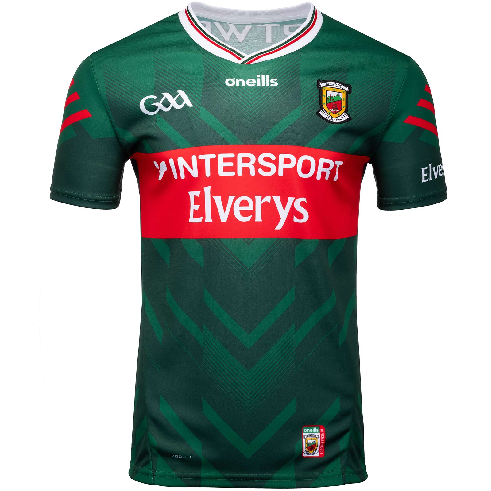 O'Neills Mayo GAA 2025 Player Fit Mens Home Jersey