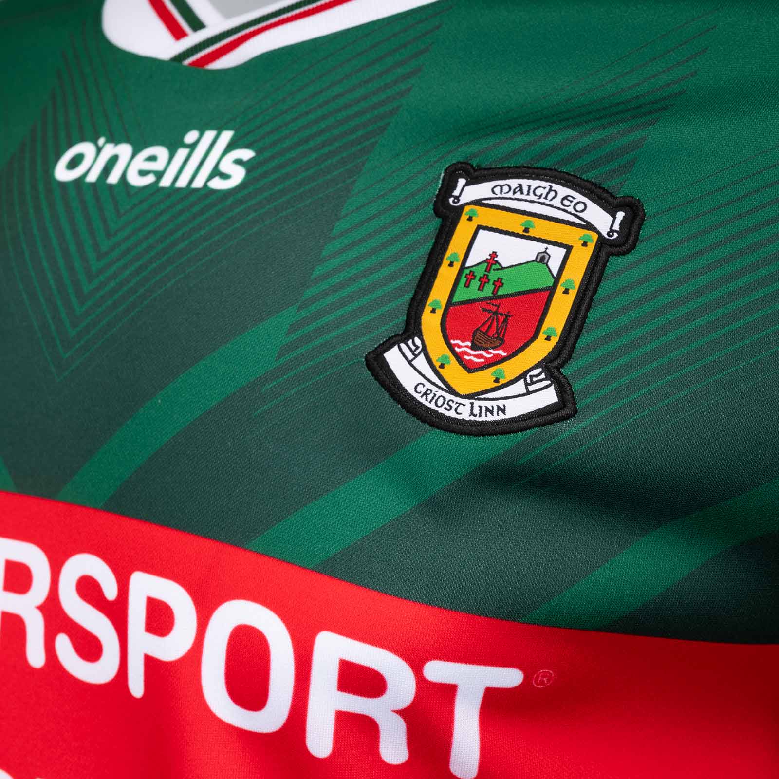 O'Neills Mayo GAA 2025 Player Fit Mens Home Jersey - Image 4