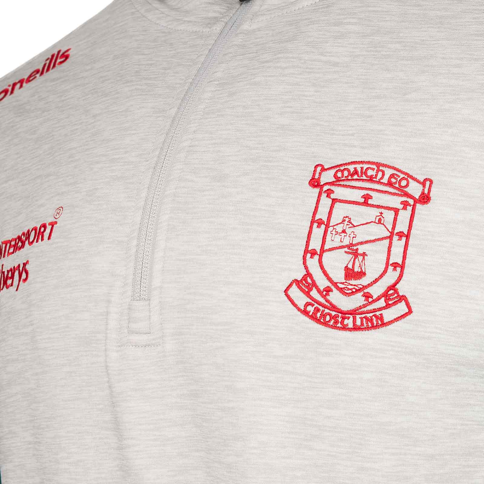 O'Neills Mayo GAA Graham Brushed Half Zip Mens Hoodie - Image 4