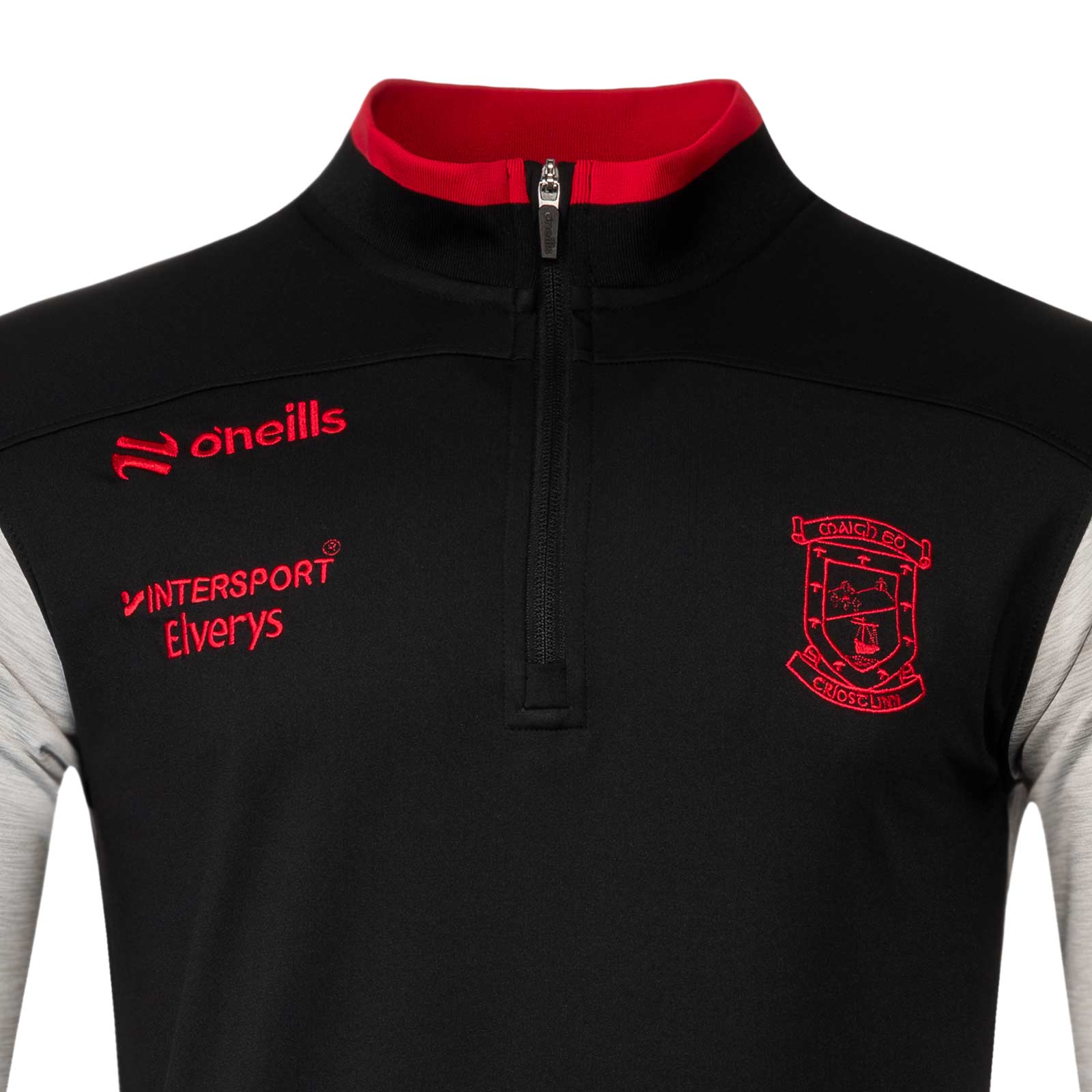 O'Neills Mayo GAA Graham Brushed Mens Half Zip Top - Image 3