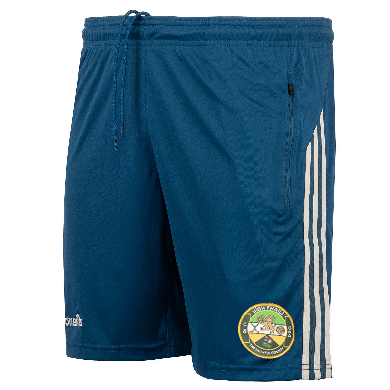 O'Neills Offaly GAA Graham Kids Poly Shorts