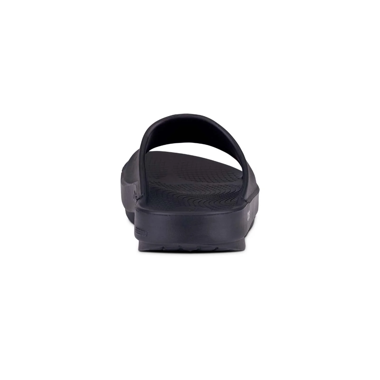 OOFOS OOahh Womens Black Slide Sandals - Image 6