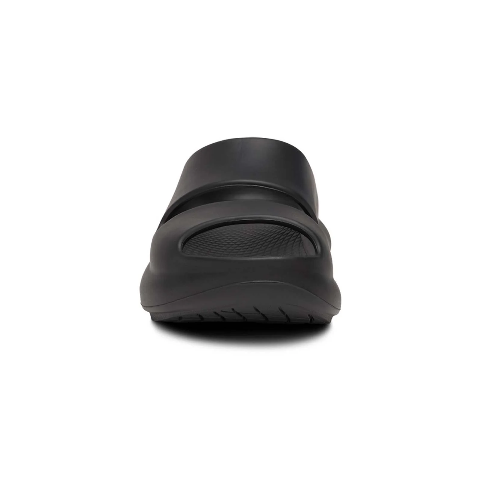 OOFOS OOyea Womens Black Slide Sandals - Image 5