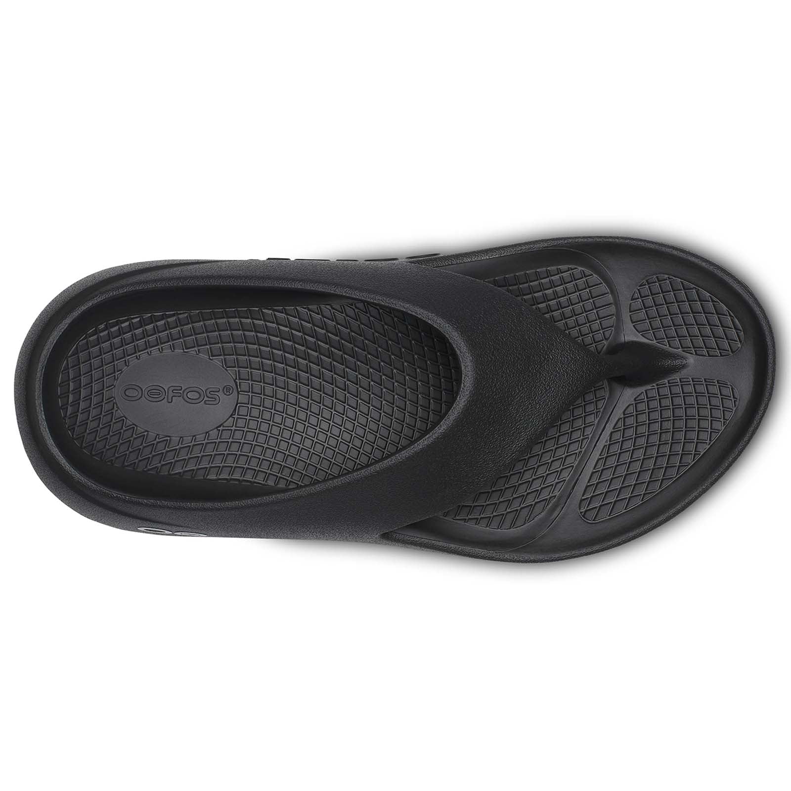 OOFOS OOriginal PLUS Womens Black Sandals - Image 3