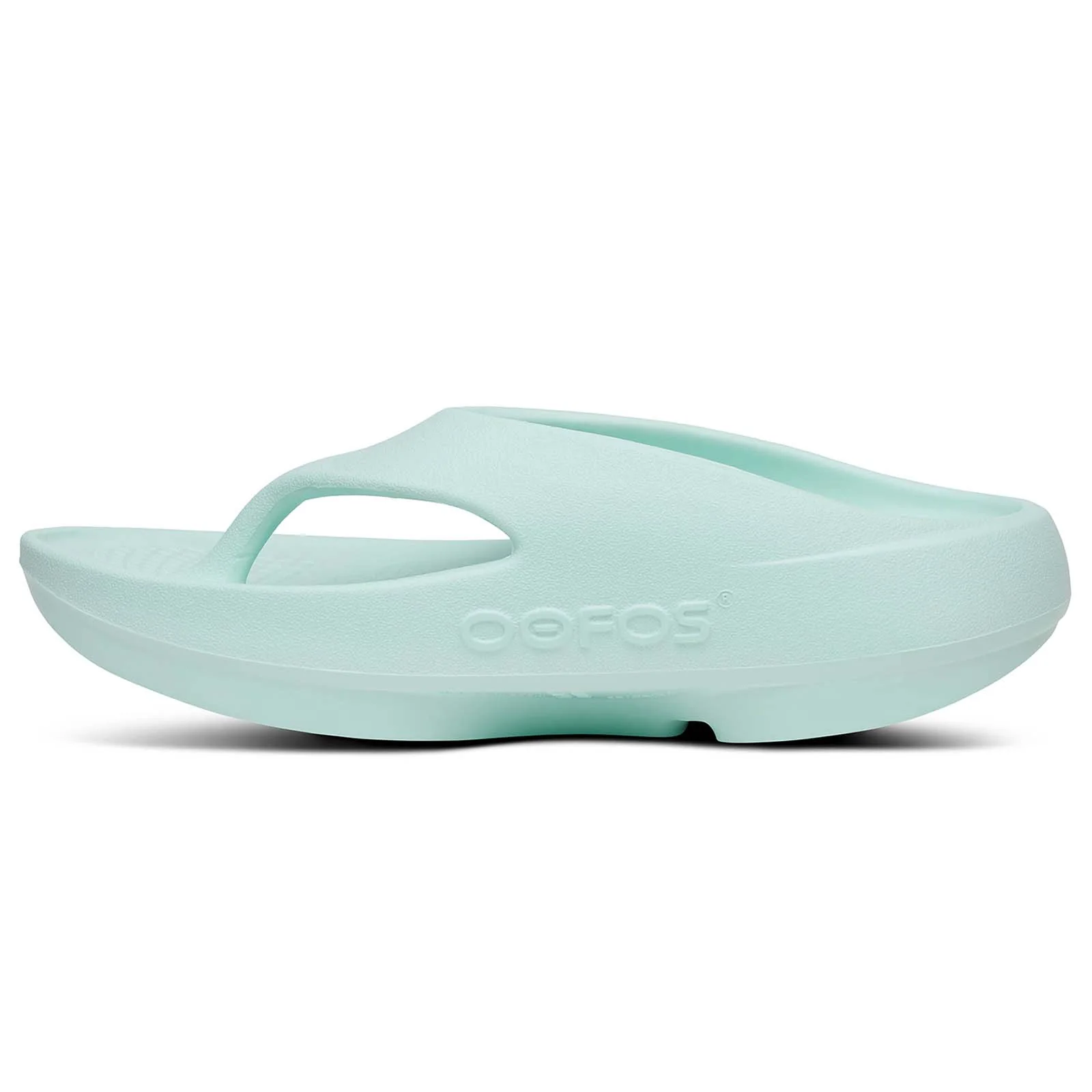 OOFOS OOriginal PLUS Womens Mint Green Sandals - Image 2