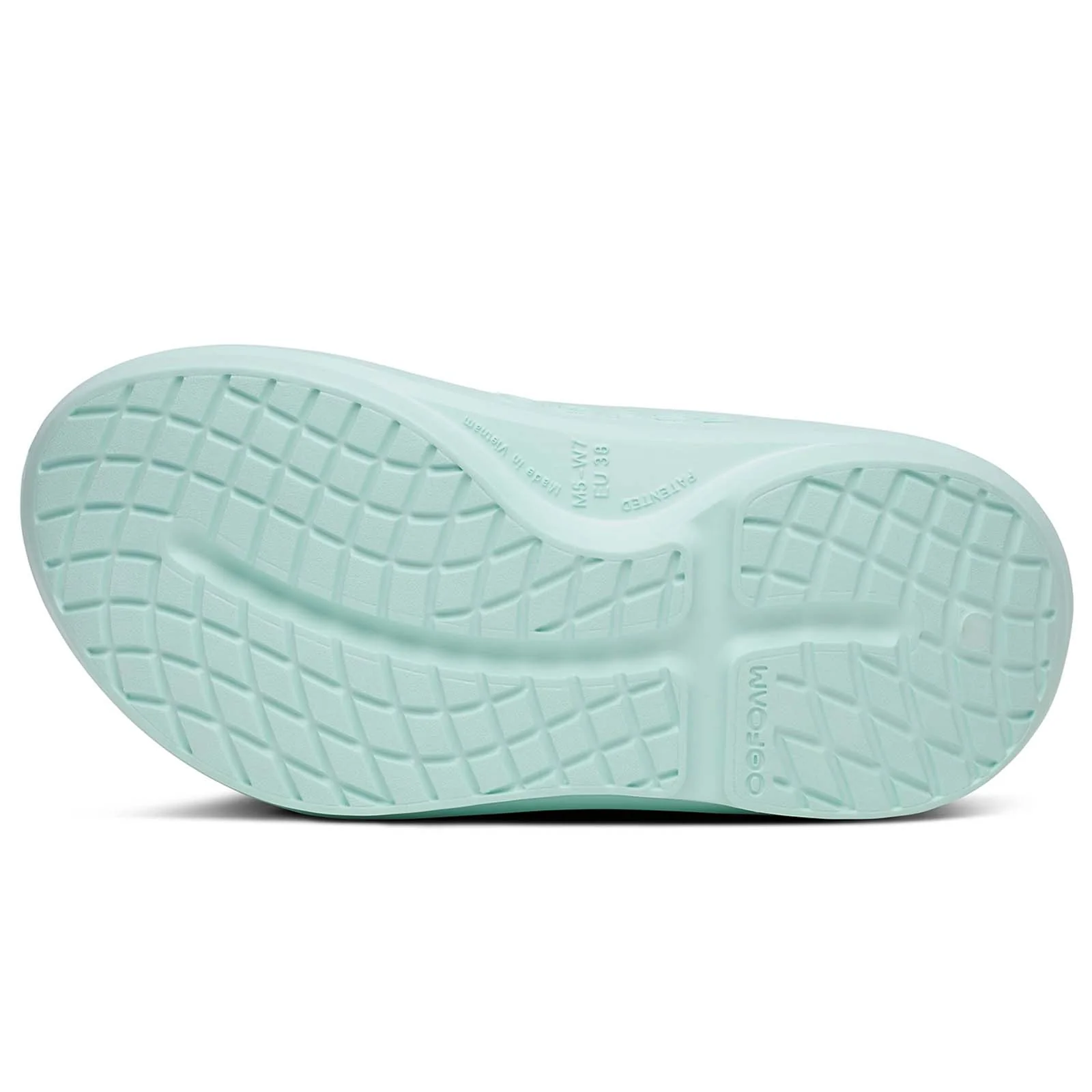 OOFOS OOriginal PLUS Womens Mint Green Sandals - Image 4
