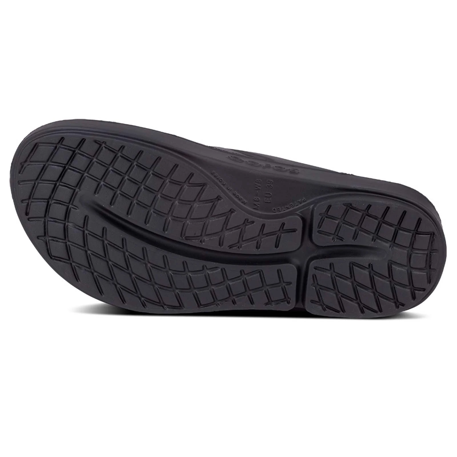 OOFOS OOriginal Womens Black Sandals - Image 4