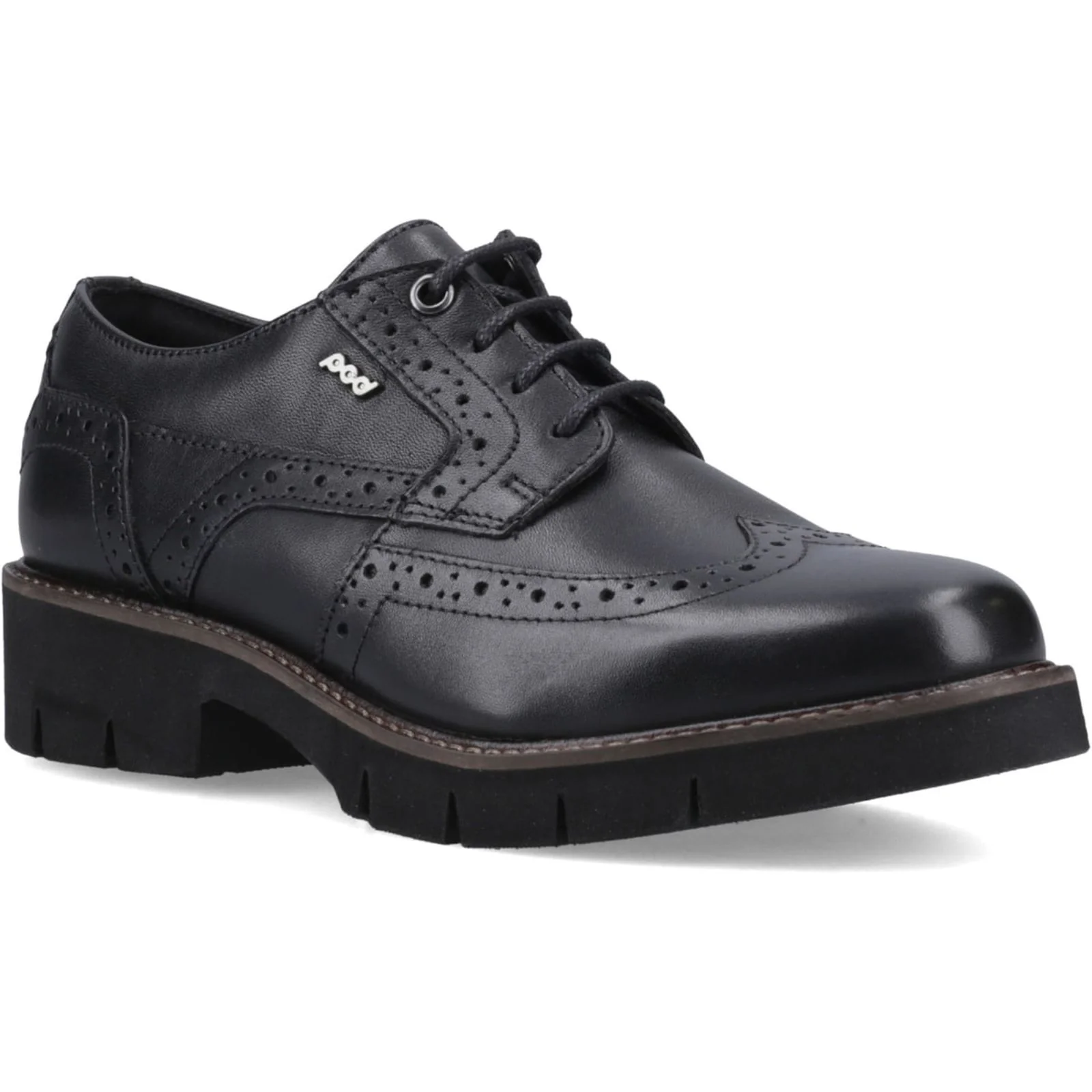 Pod Womens Kacey Brogue Black - Image 5
