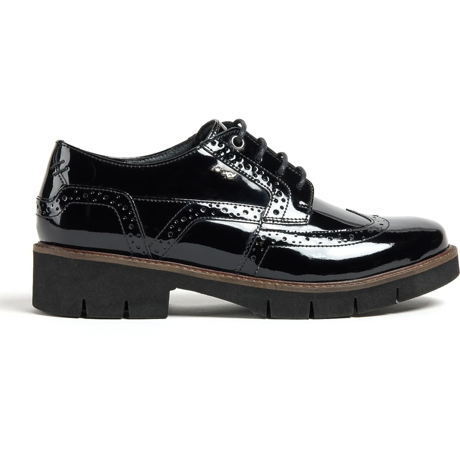 Pod Womens Kacey Brogue Black