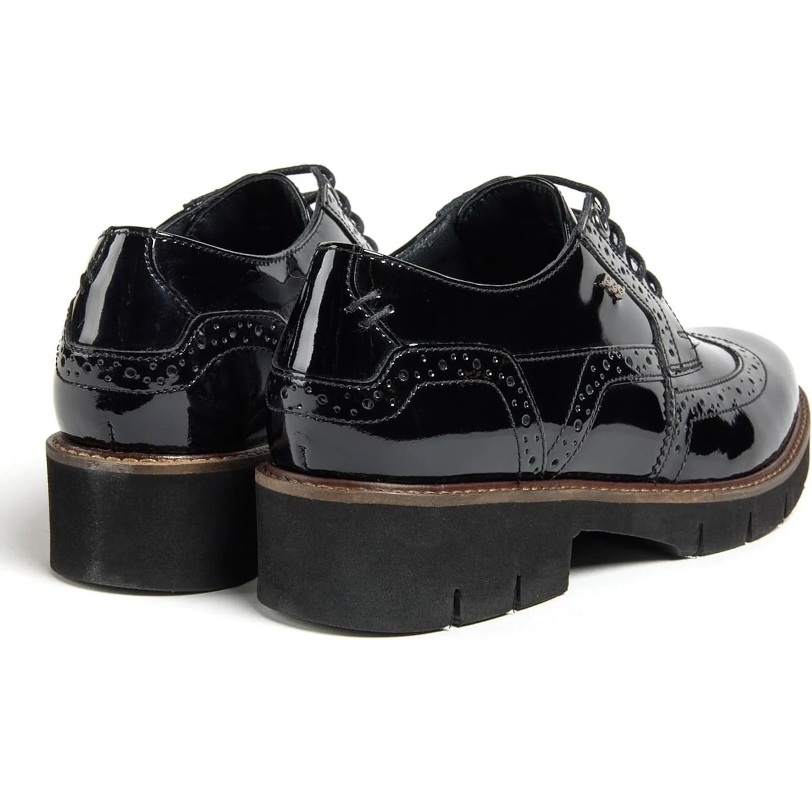 Pod Womens Kacey Brogue Black - Image 2