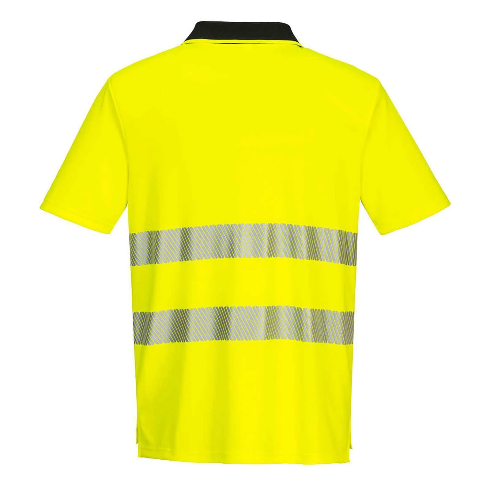 Portwest DX4 Hi-Vis Zip Polo Shirt - Image 2