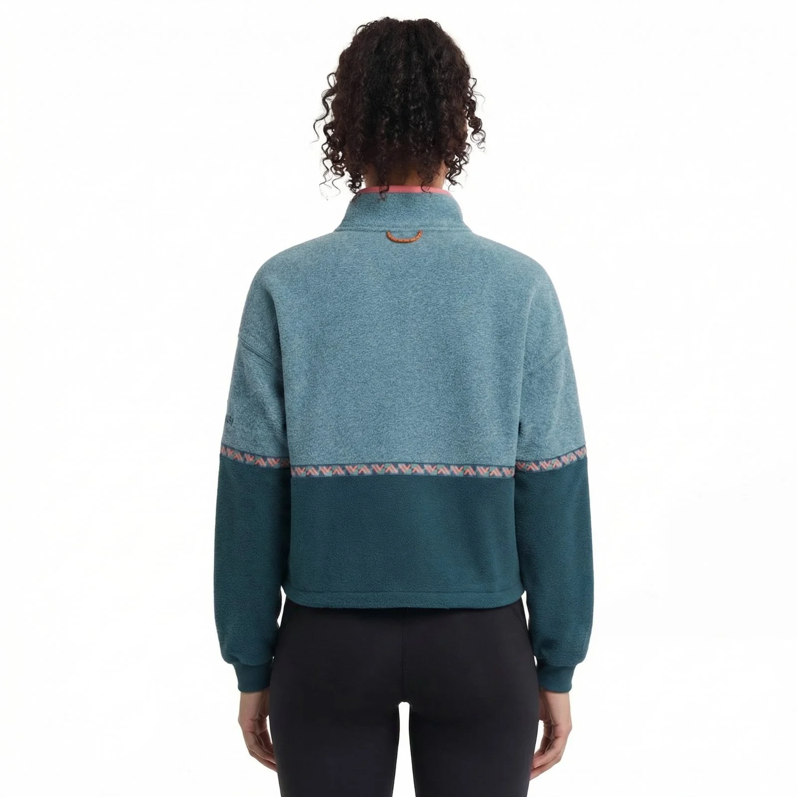 Portwest Fane Womens Half-Zip Cropped Fleece - Image 2