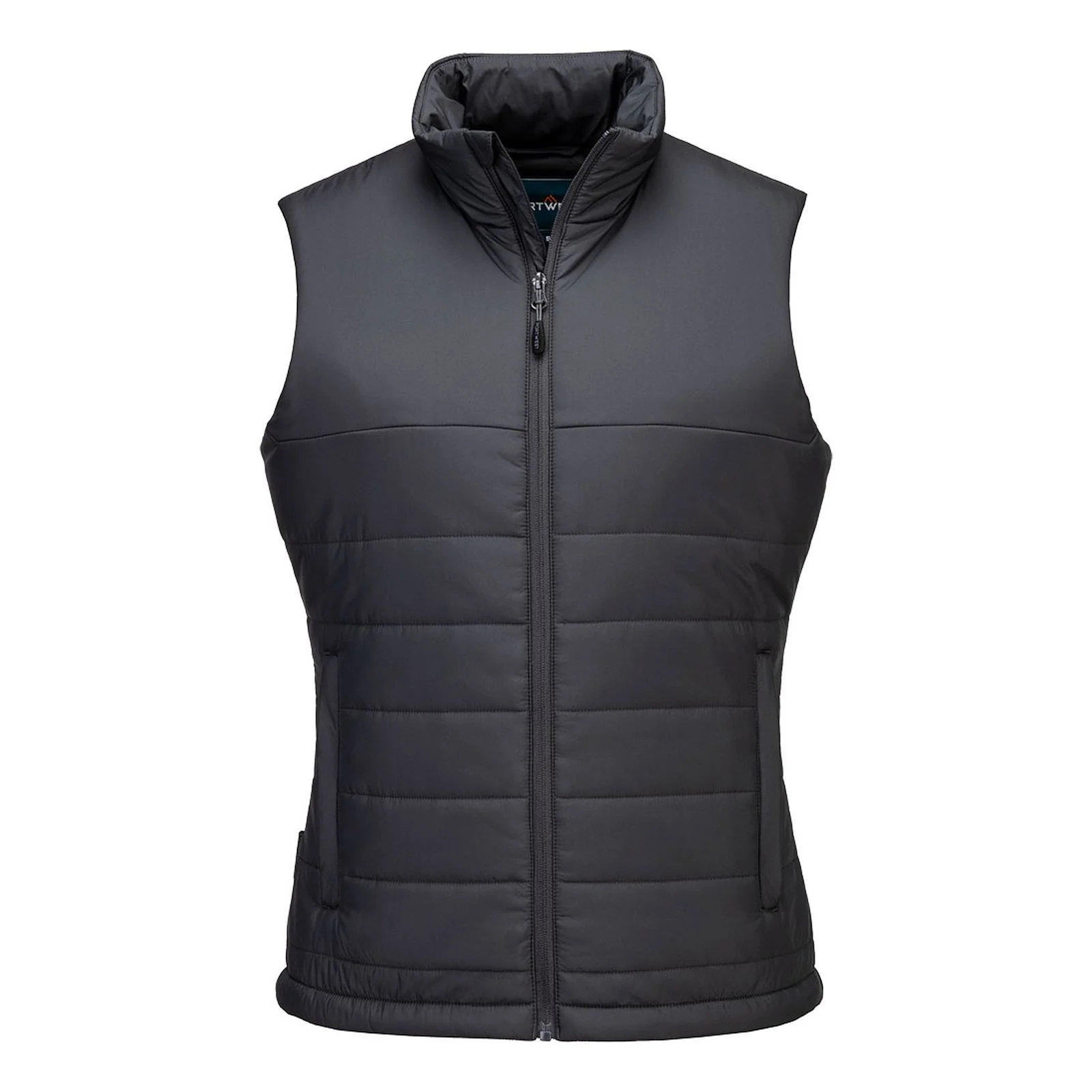 Portwest Professional Women's Insulated Baffle Gilet Metal Grey - Image 2