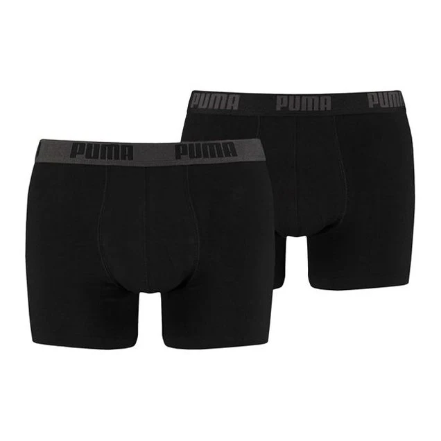 Puma Basic Boxer 2PK True Black