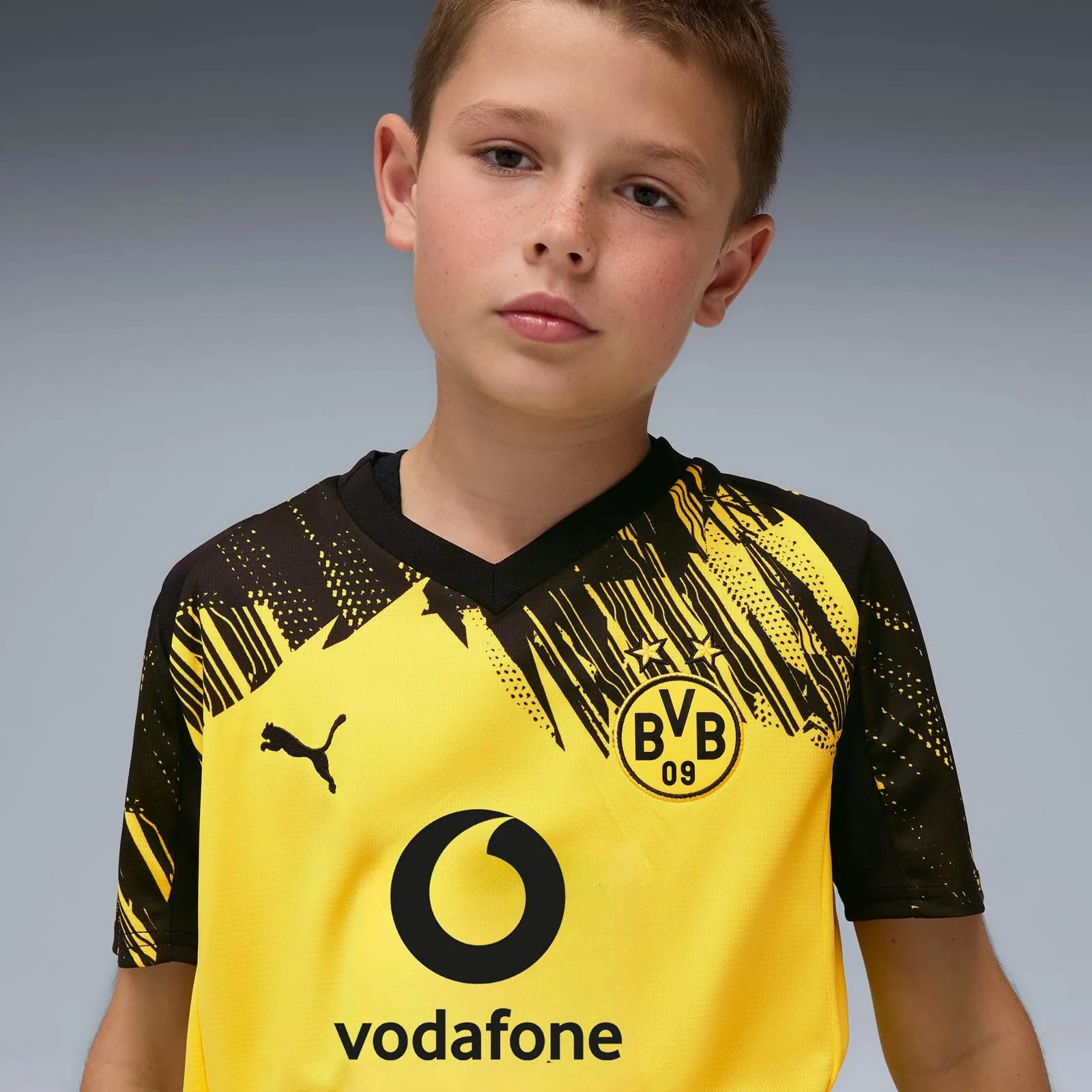 Puma BVB Football 2025/26 Kids Home Replica Jersey - Image 5