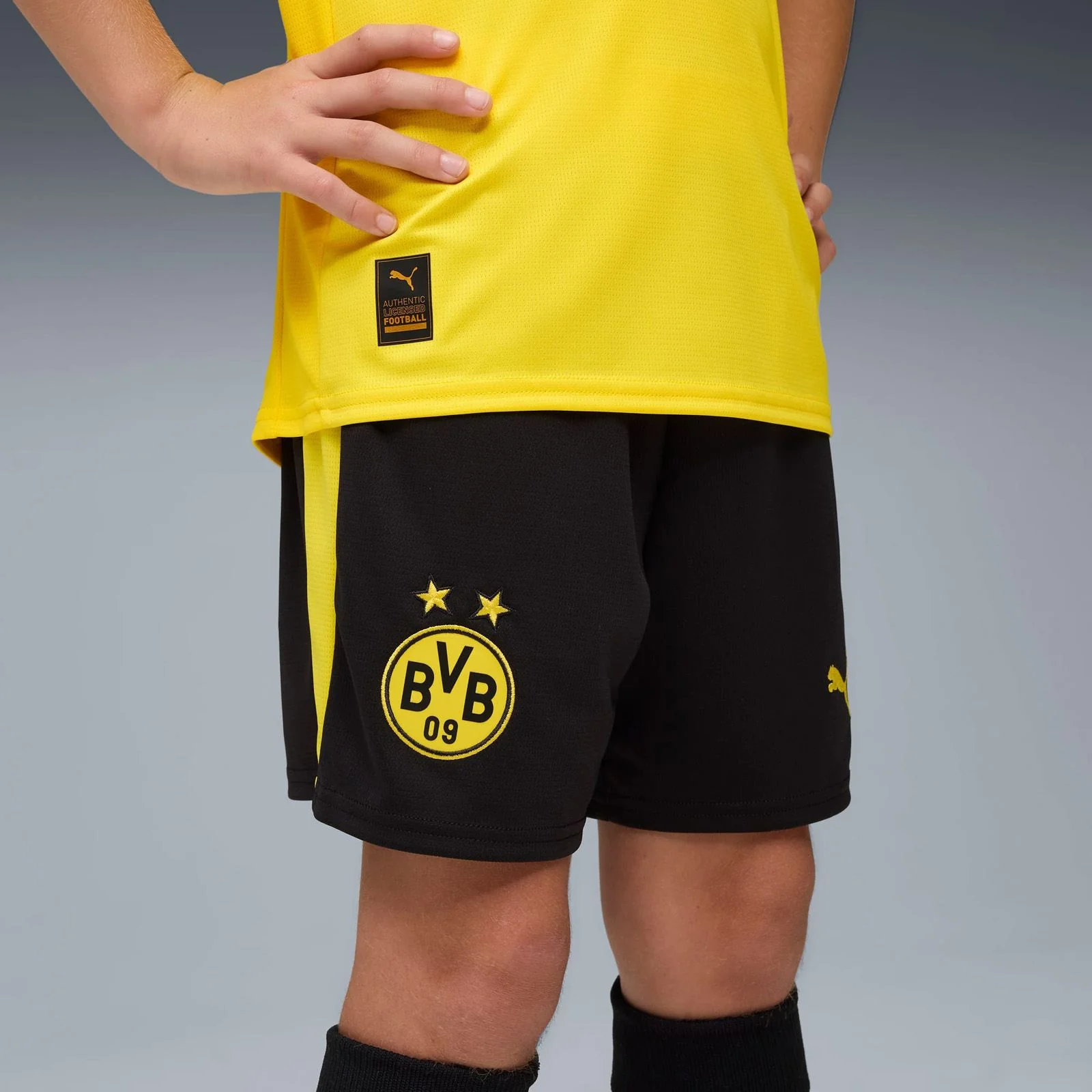 Puma Borussia Dortmund Football 2025/26 Kids Home Short - Image 3