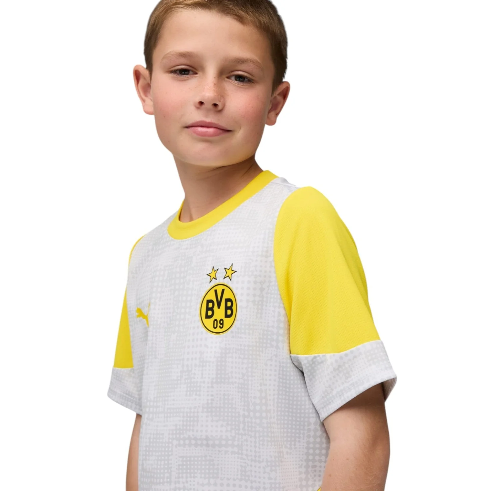 Puma BVB Football 2025/26 Kids Short Sleeved Training Jersey - Image 5