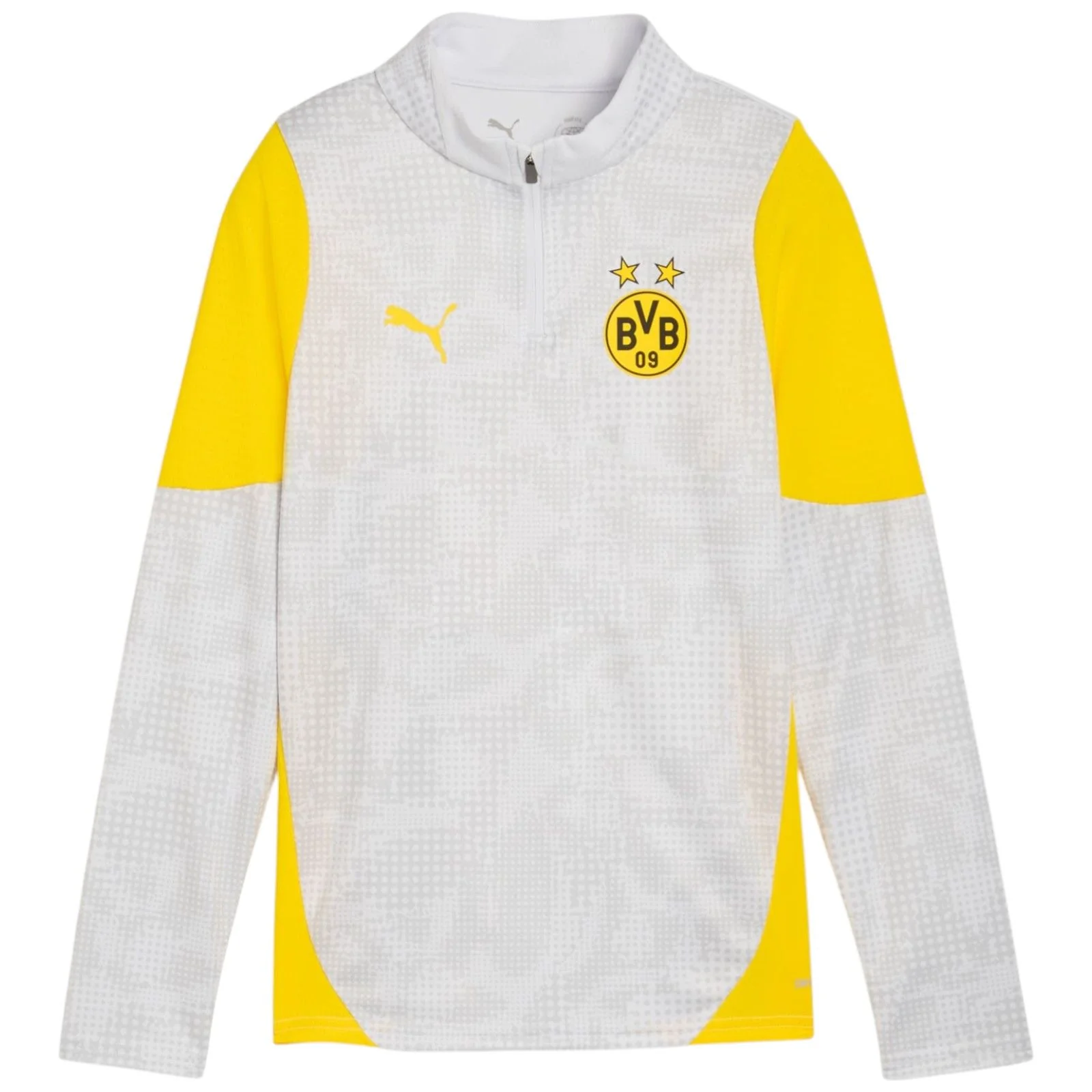 Puma BVB Football 2025/26 Kids Half-Zip Training Top - Image 4