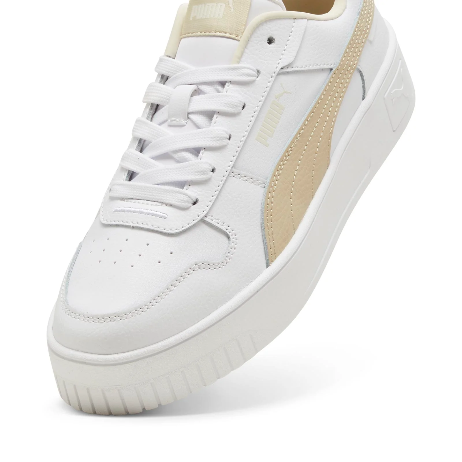 Puma Carina Street Womens White/Beige - Image 4