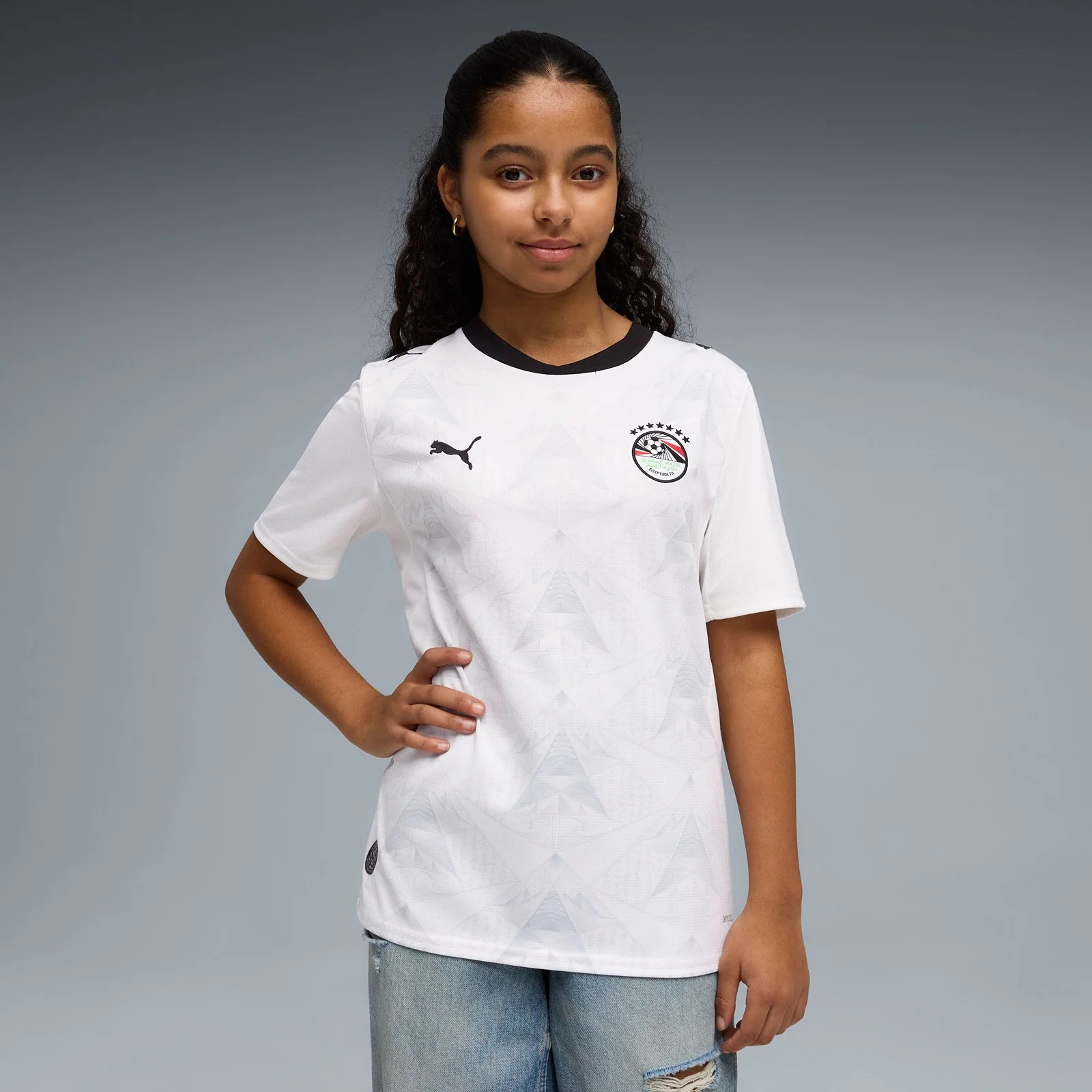 Puma Egypt Football World Cup 2026 Kids Away Jersey - Image 3