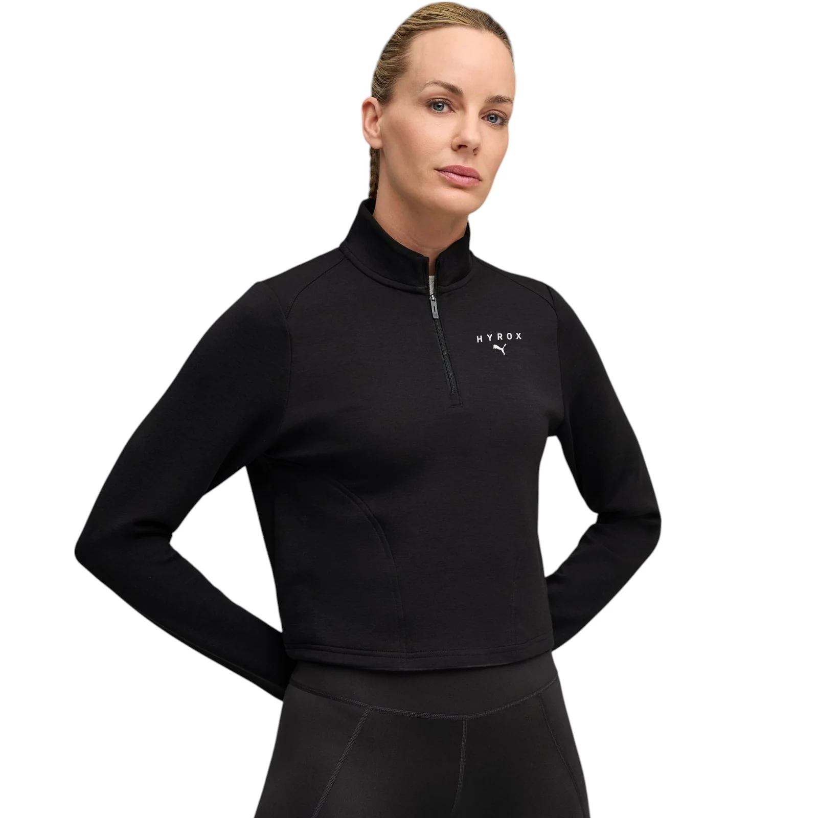 PUMA x HYROX CLOUDSPUN Womens Quarter-Zip Top