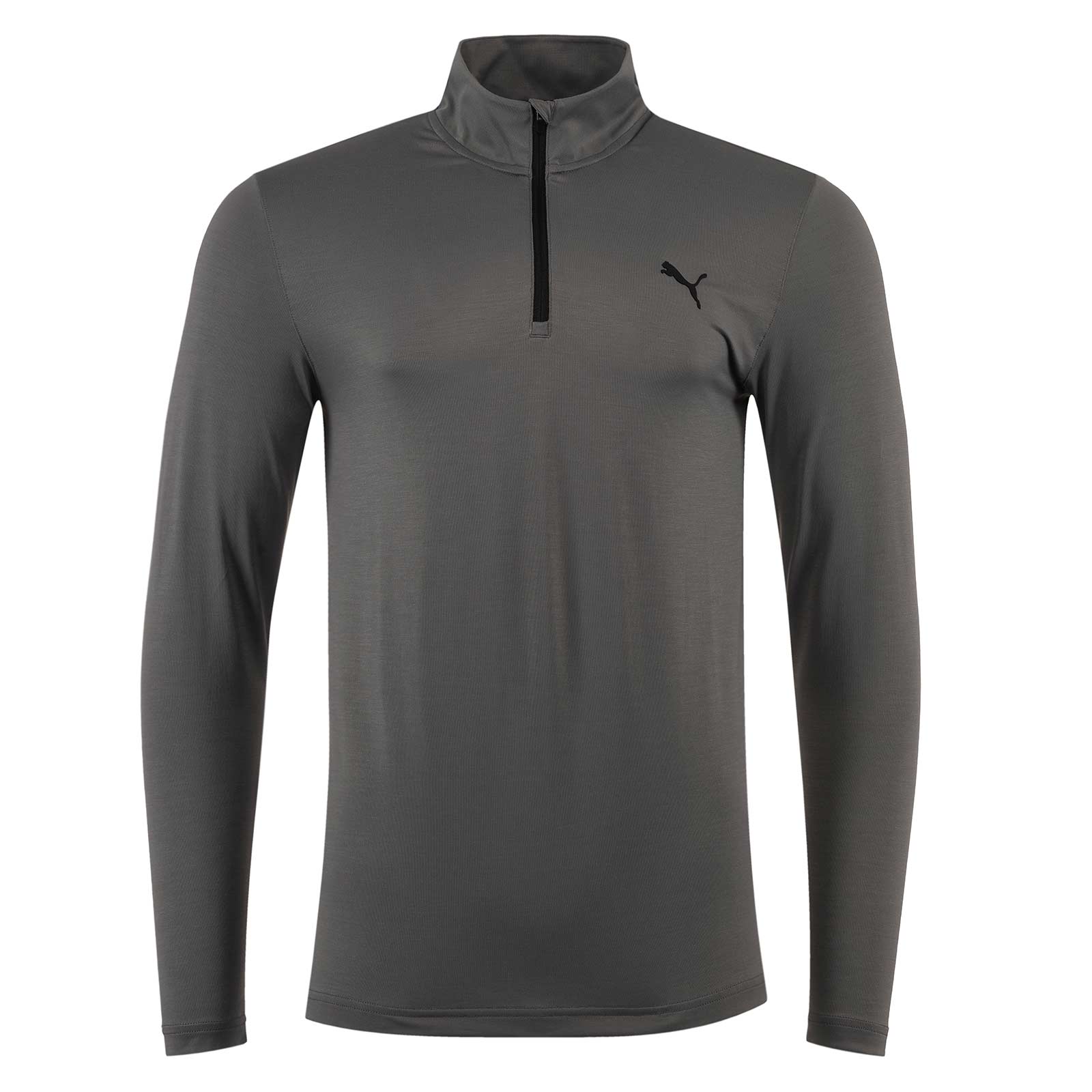 Puma Icon 2.0 Half-Zip Long Sleeve Mens Logo Golf Top - Image 3