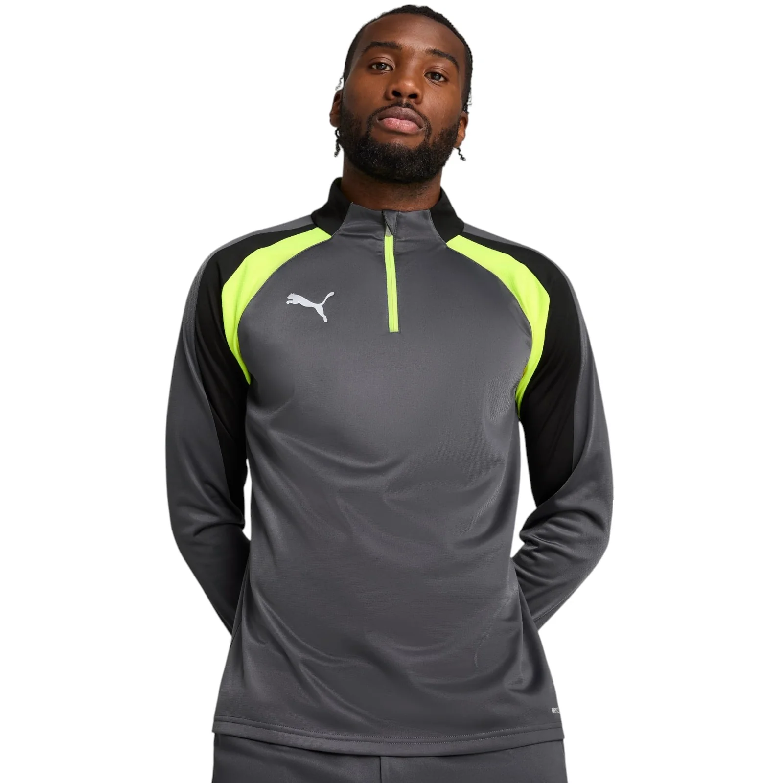 Puma IndividualLiga Mens Half-Zip Long Sleeved Training Top