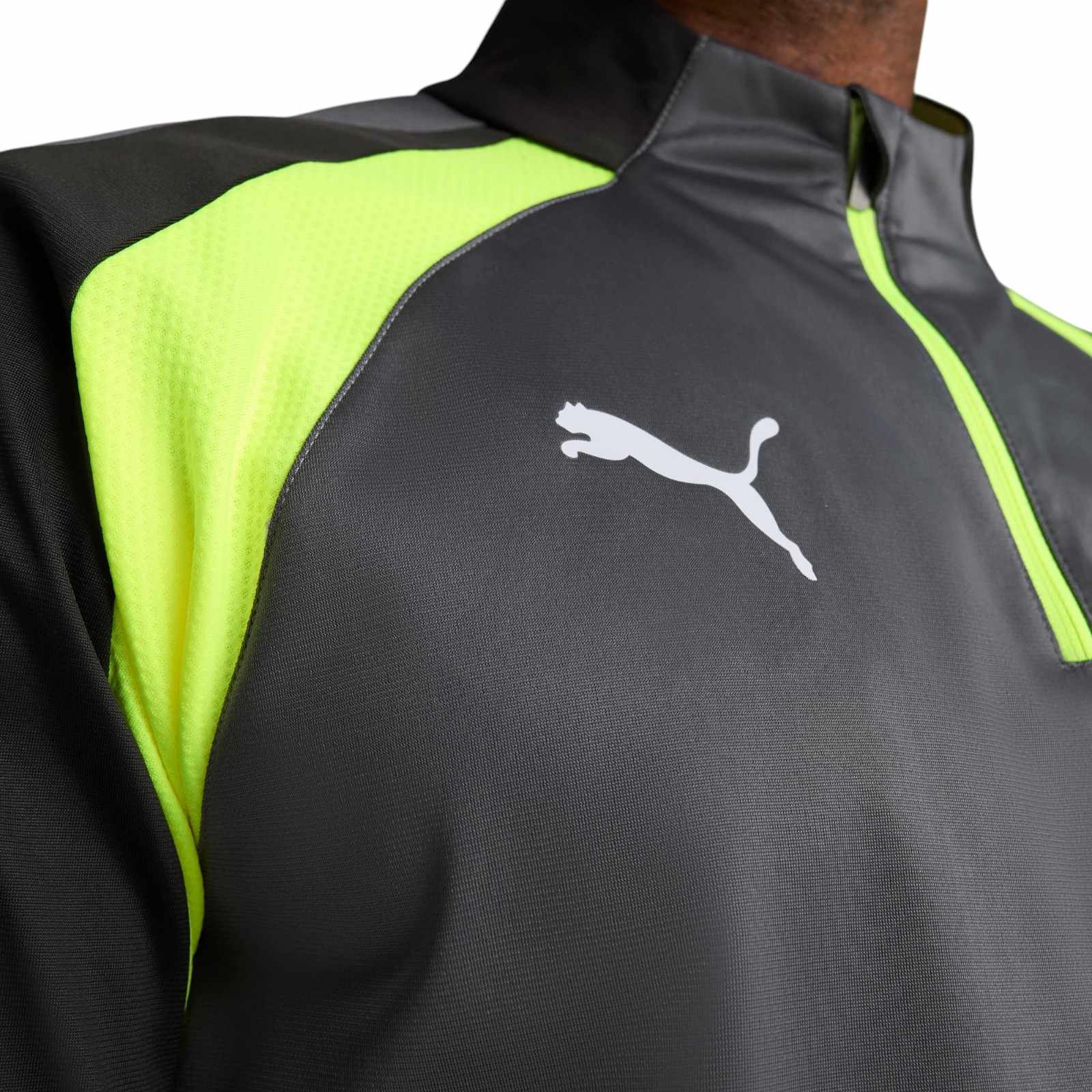 Puma IndividualLiga Mens Half-Zip Long Sleeved Training Top - Image 3