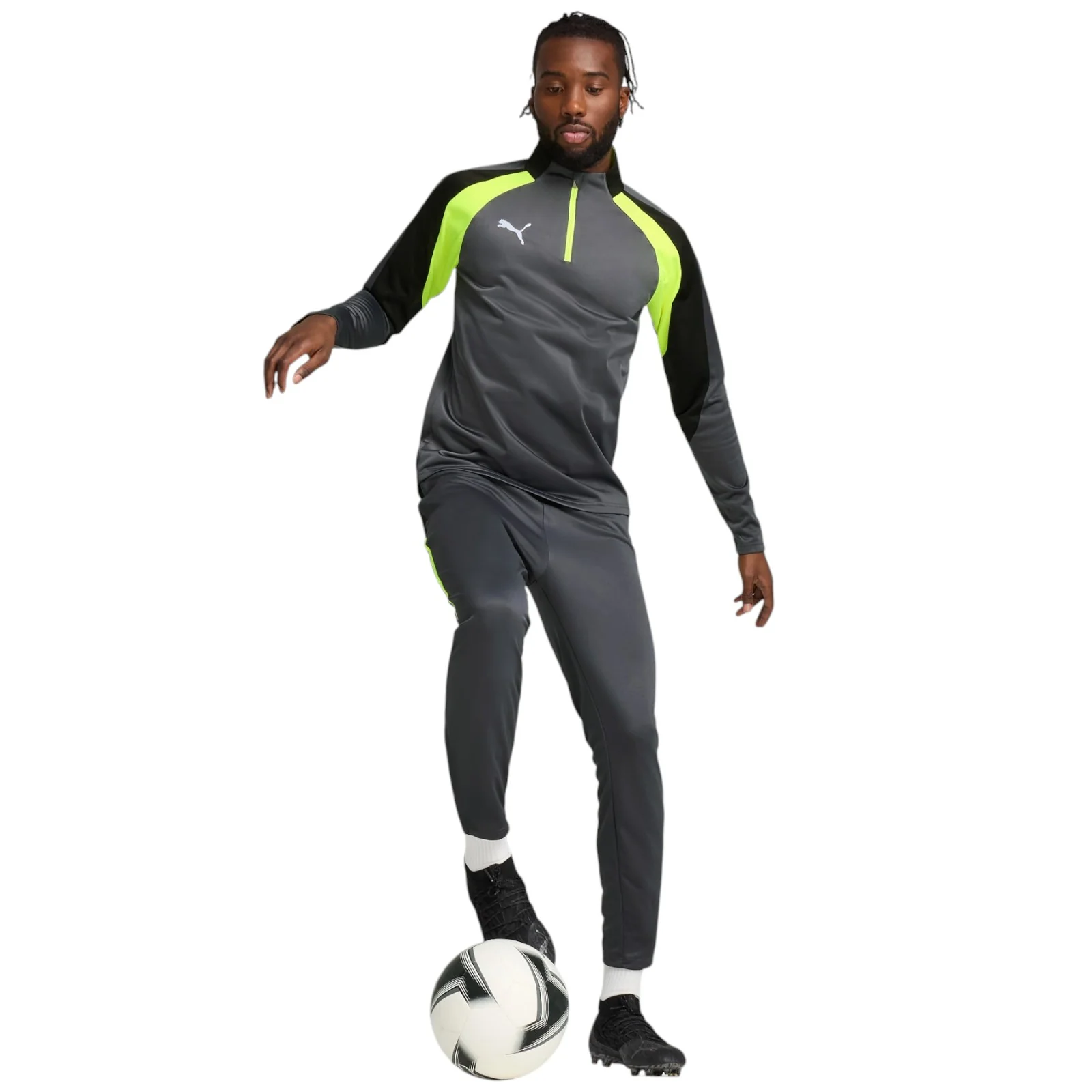 Puma IndividualLiga Mens Half-Zip Long Sleeved Training Top - Image 7