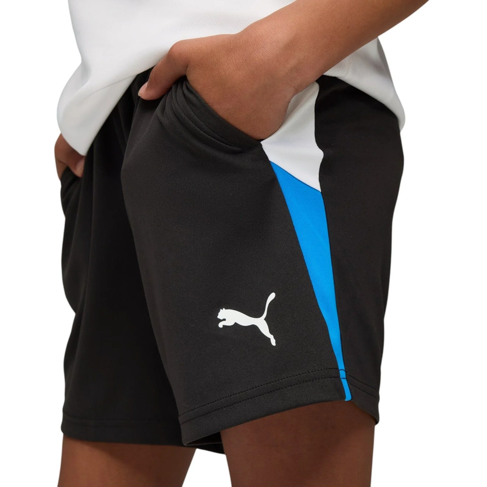 Puma IndividualFinal Kids Medium-Rise Training Shorts - Image 3