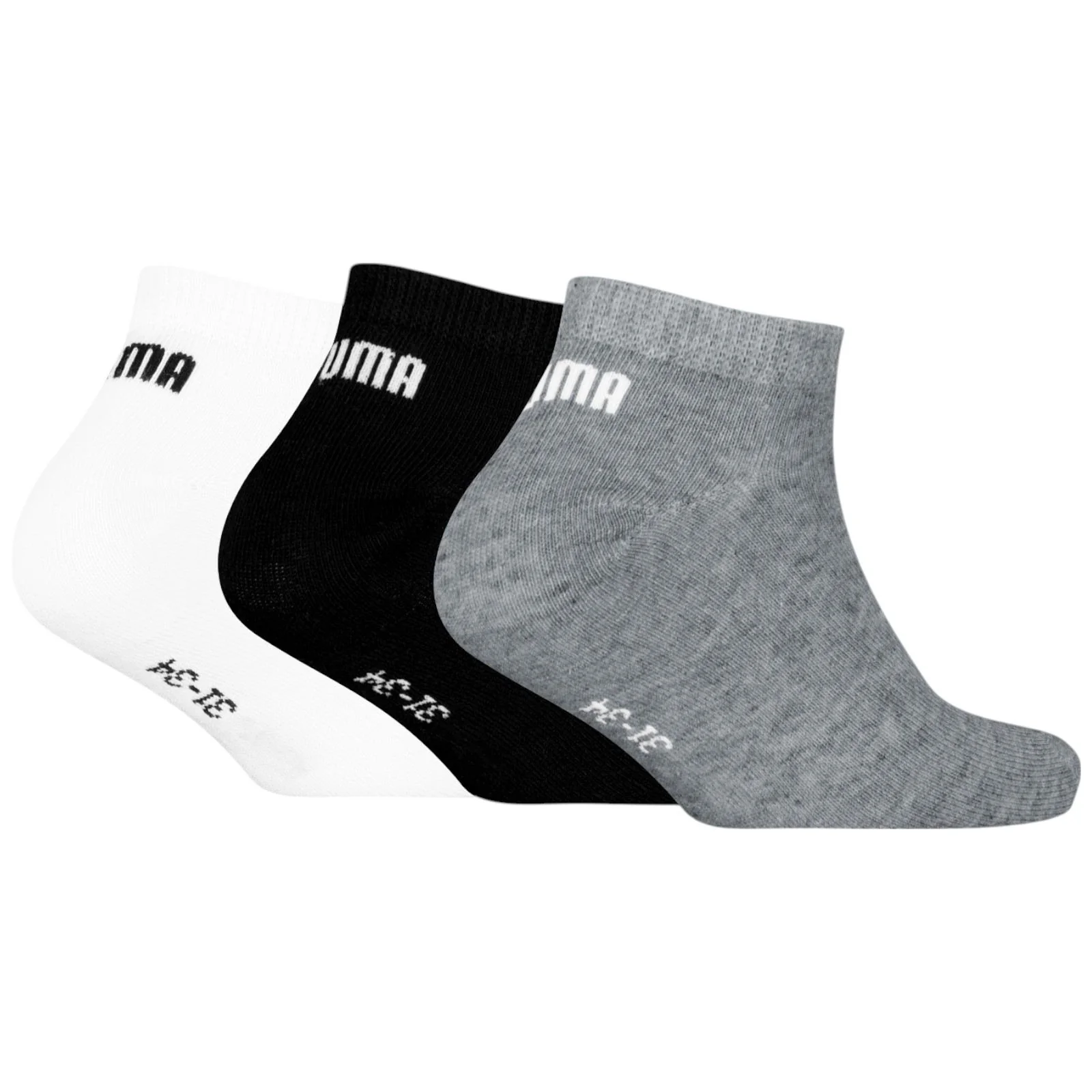 Puma Elements Kids Sneaker Socks 3 Pack - Image 2