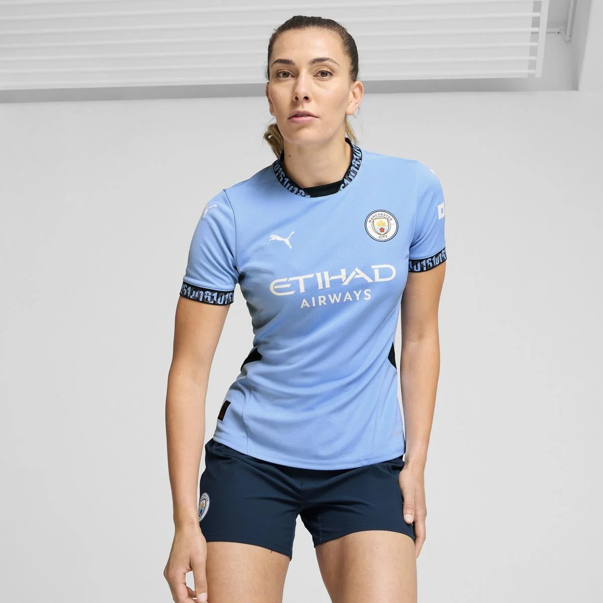 Puma Man City Football 2024/25 Womens Home Replica Jersey - Image 3