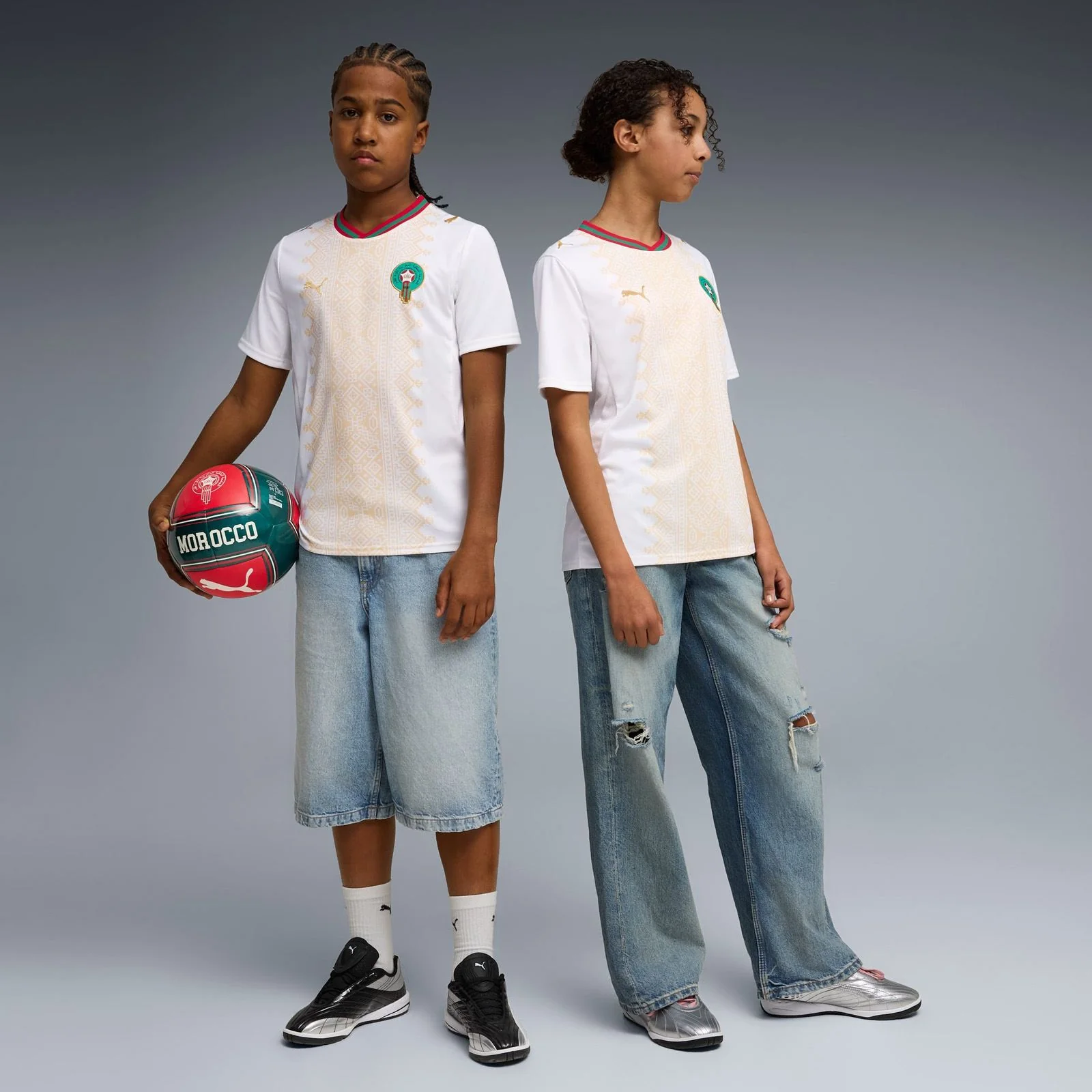 Puma Morocco Football World Cup 2026 Kids Away Jersey - Image 6