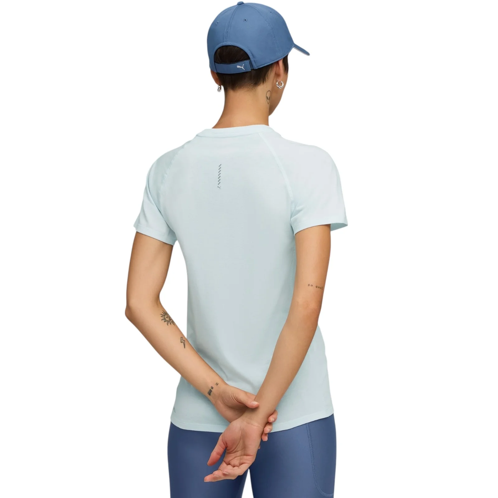 PUMA Run Velocity Tri-Blend Womens Running Tee - Image 2